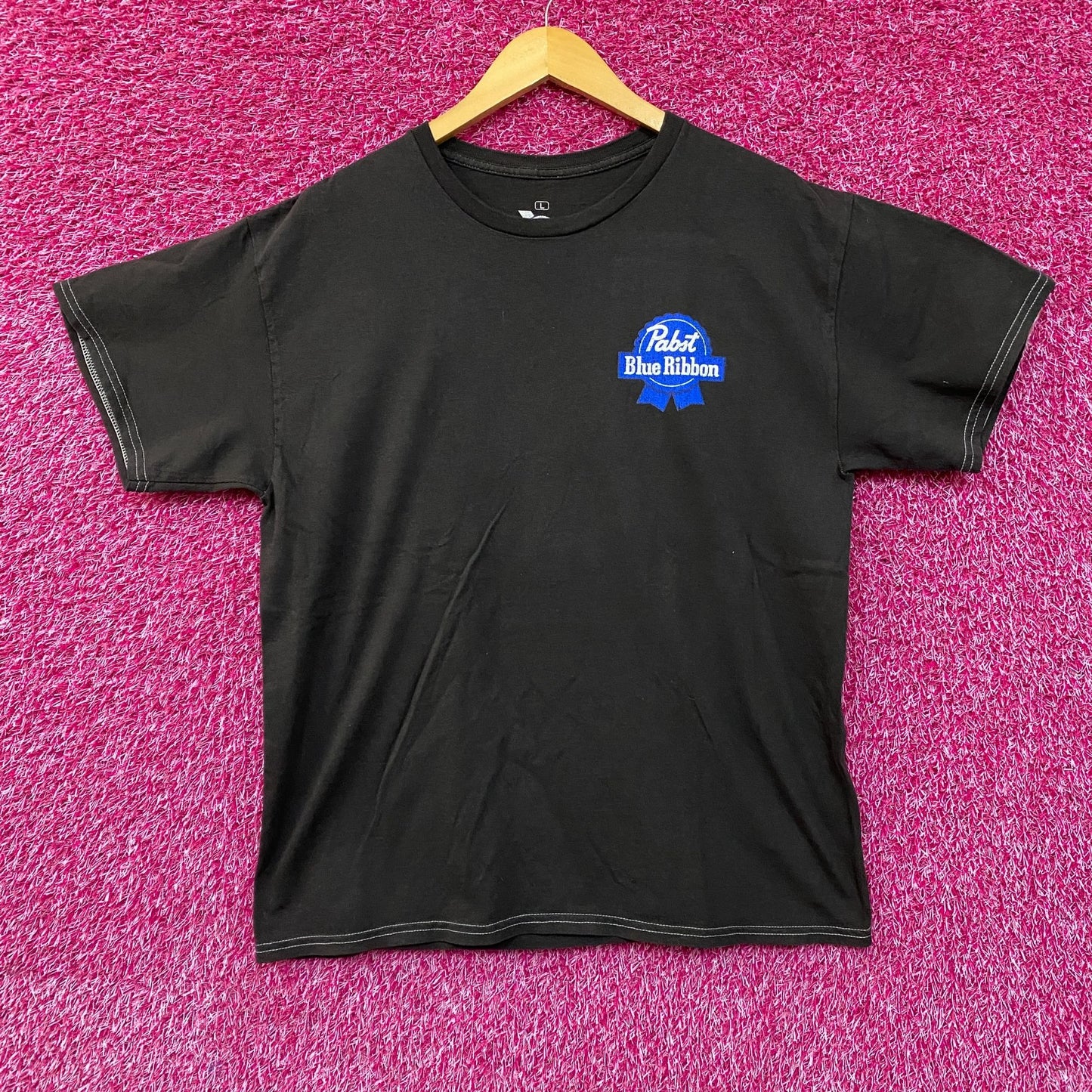 Pabst Blue Ribbon Racing Since 1844 T-Shirt Large