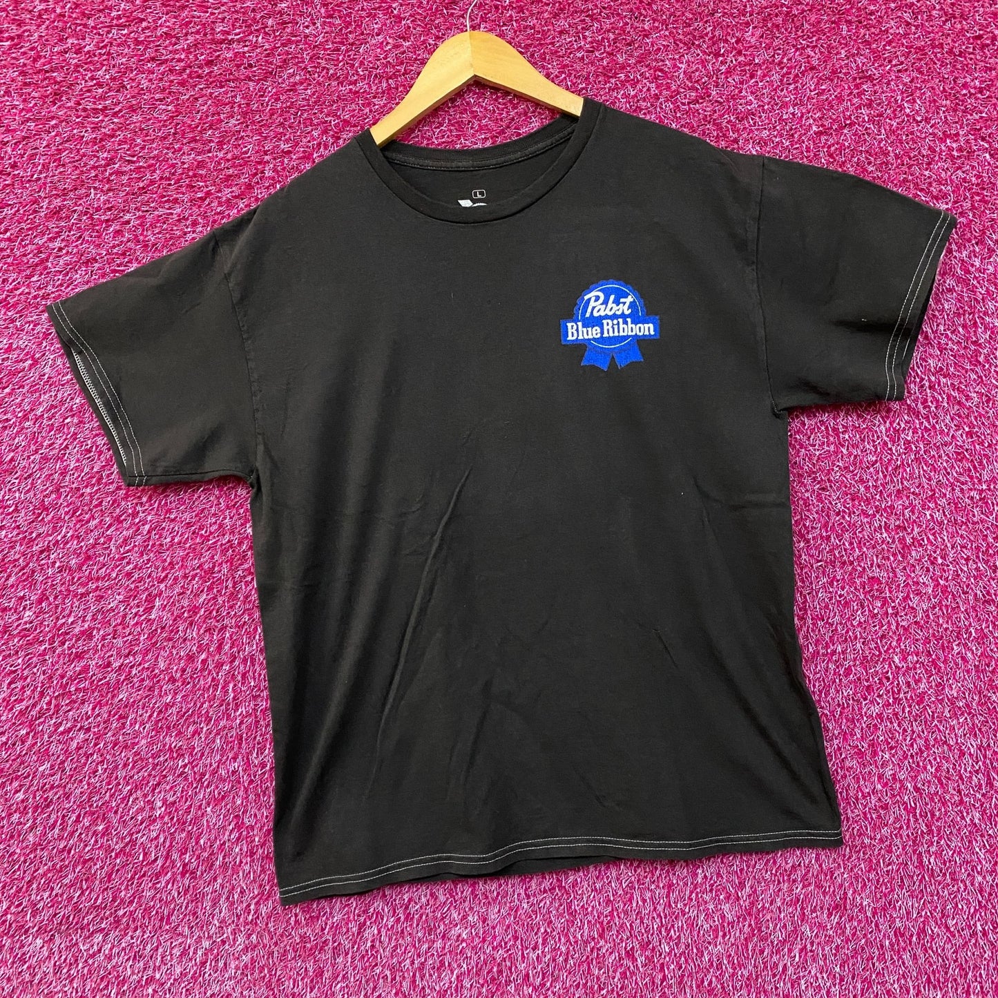 Pabst Blue Ribbon Racing Since 1844 T-Shirt Large