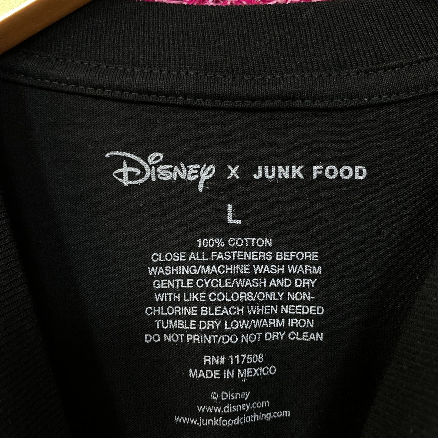Disney x Junk Food Miami Heat Vintage Mickey Baller T-Shirt Large