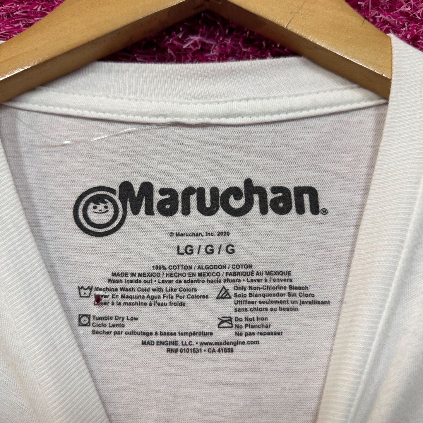 Maruchan Instant Lunch Ramen Food Product Promo Tee L
