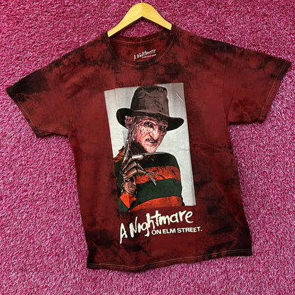 Freddy Krueger A Nightmare On Elm Street Tie Dye T-Shirt Large