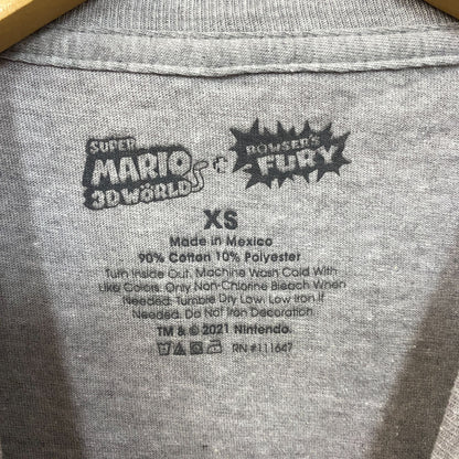 Super Mario 3D World Bowser's Fury Character Cat Costume T-Shirt Extra Small