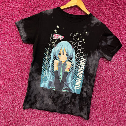Hatsune Miku The Virtual Idol Chibi Style Anime Bleach Dye Small