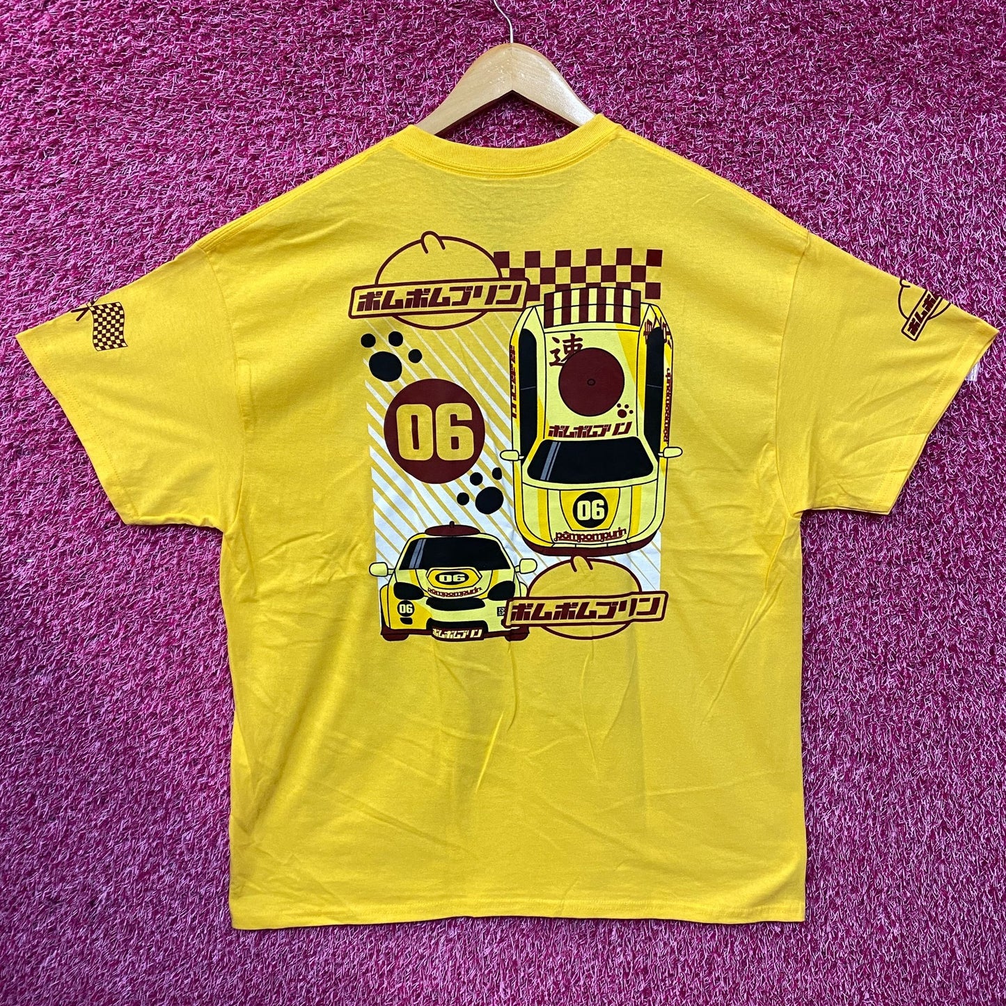 Sanrio Pompompurin Racing T-Shirt XL