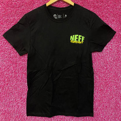 Neff Company Earth UFO Invasion Graphic Design T-Shirt Small