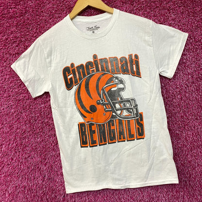 Junk Food Clothing NFL Cincinnati Bengals Helmet Logo T-Shirt XS