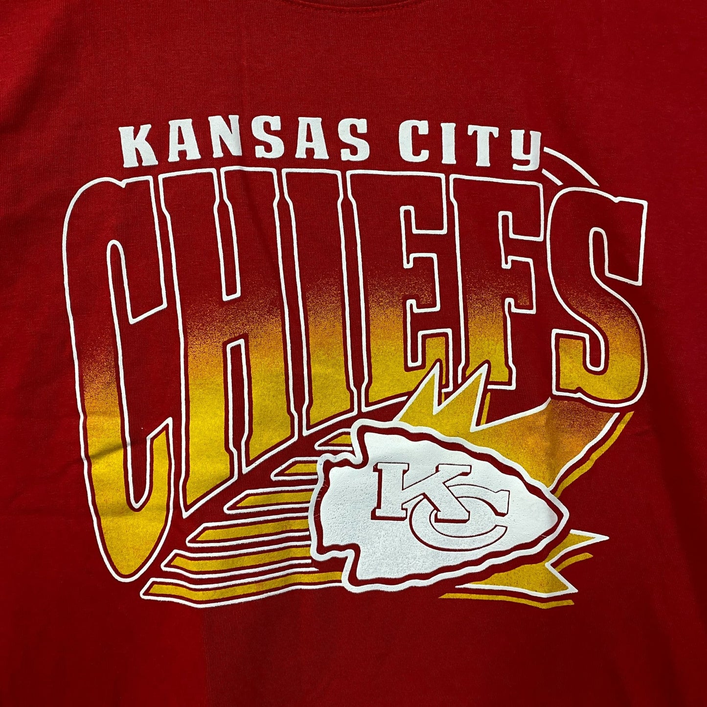 Junk Food Clothing Kansas City Chiefs Women's Graphic T-Shirt Large