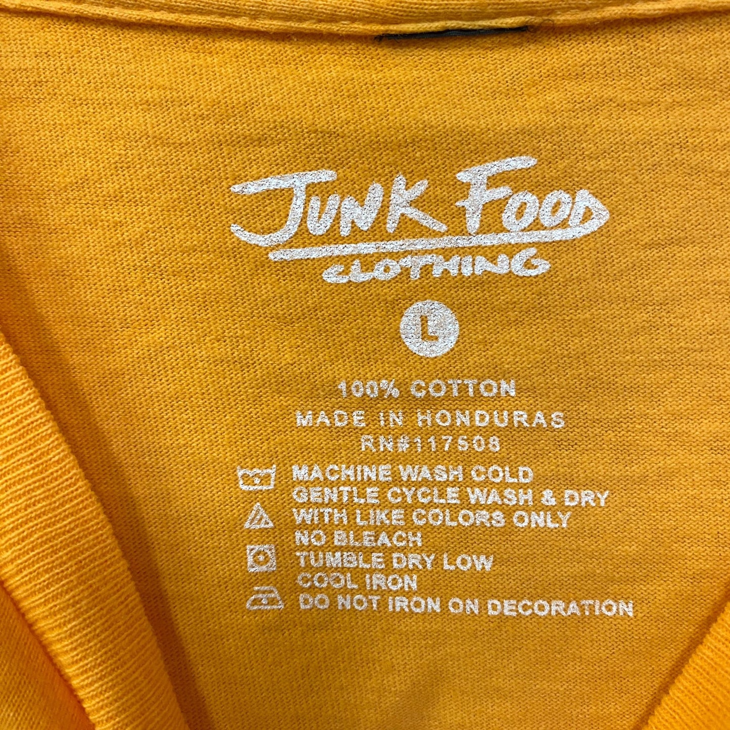 Junk Food Happiness Arch Graphic T-Shirt Large