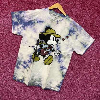 Mickey Mouse Whistlin Explorer Park Ranger Disney Tie Dye L