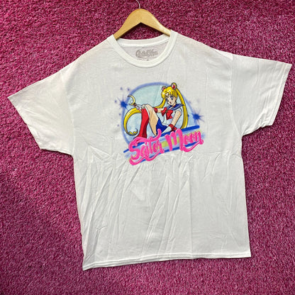 Sailor Moon Air Brush Style Anime T-Shirt XL