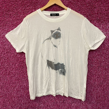 Junk Food Clothing Himalayan The Shadow Cat Retro Tissue Women's Tee XL