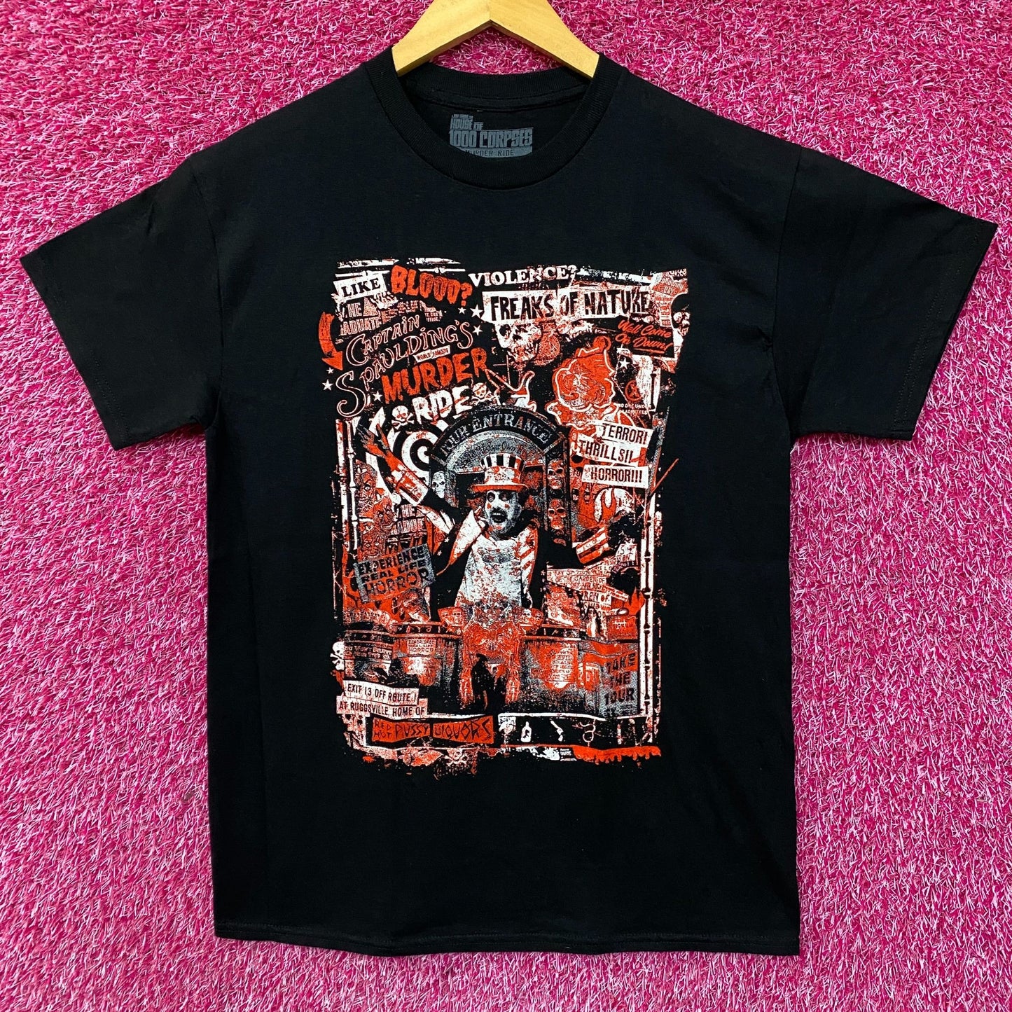 House of 1000 Corpses Murder Ride Graphic T-Shirt Medium