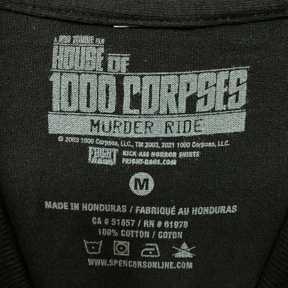 House of 1000 Corpses Murder Ride Graphic T-Shirt Medium