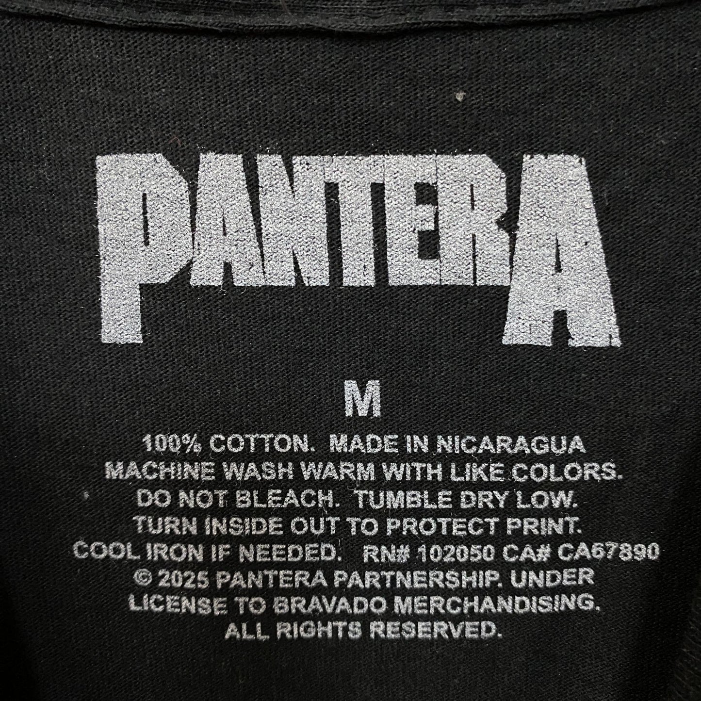 Pantera Cowboys From Hell Devil Smoking Metal Band T-Shirt Medium