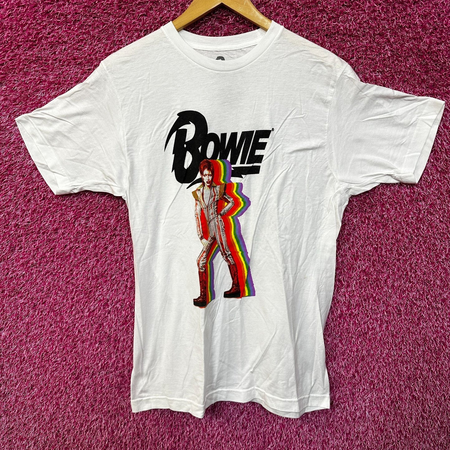 David Bowie starman Rock Tshirt size Medium