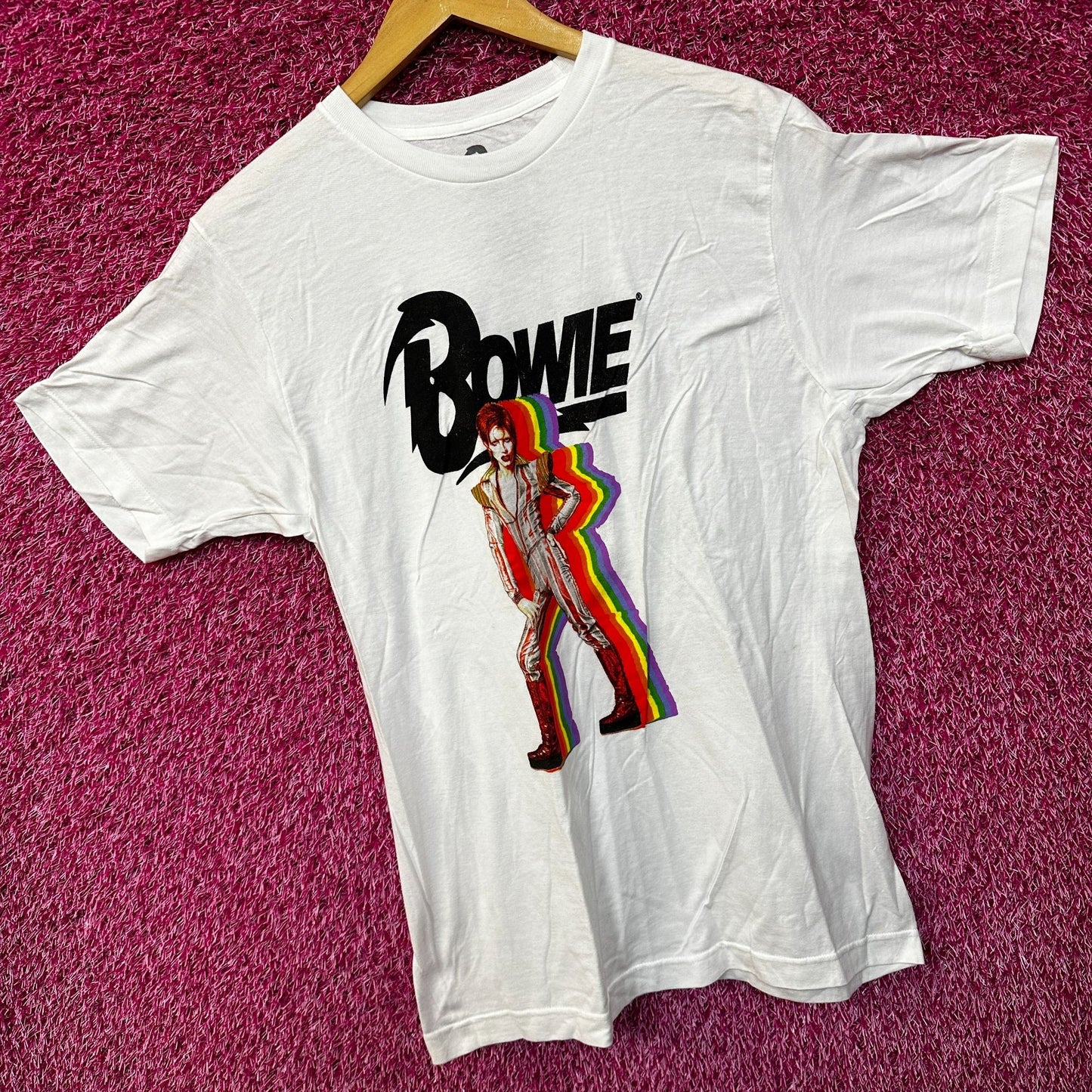 David Bowie starman Rock Tshirt size Medium