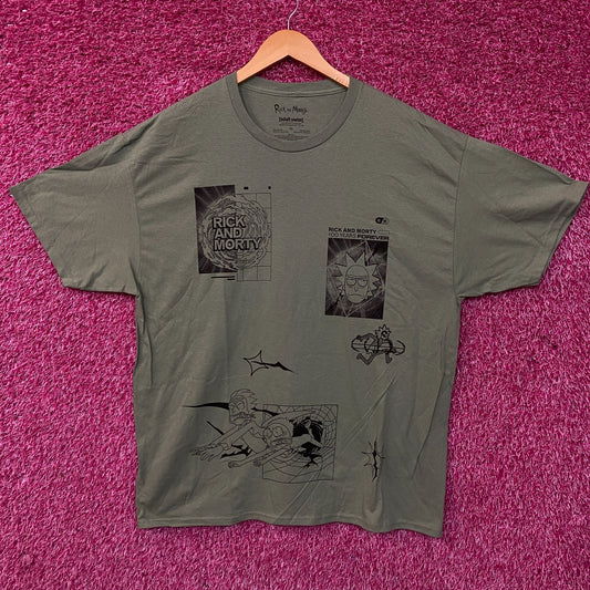 Rick and Morty Adult Swim Graphic T-Shirt XL