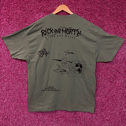 Rick and Morty Adult Swim Graphic T-Shirt XL