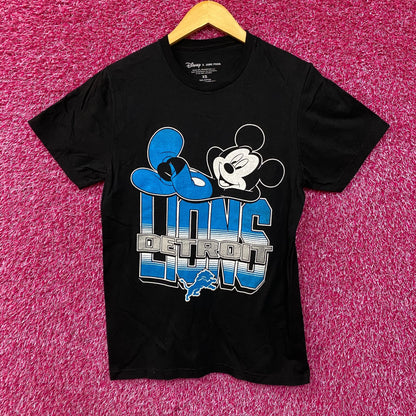 Disney x Junk Food NFL Detroit Lions Mickey Mouse Kick Back Shirt XS