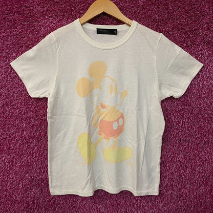 Junk Food Clothing Disney Mickey Mouse Faded Original T-Shirt Medium