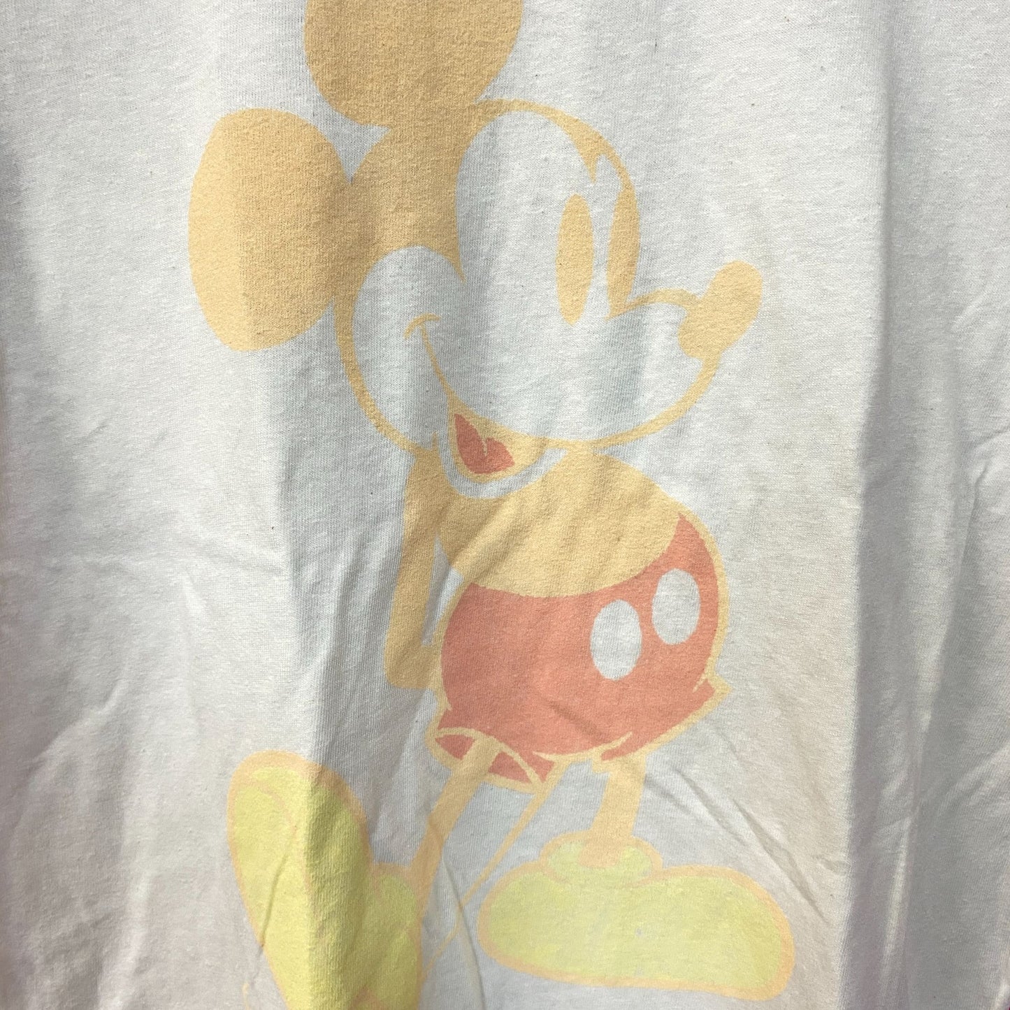 Junk Food Clothing Disney Mickey Mouse Faded Original T-Shirt Medium