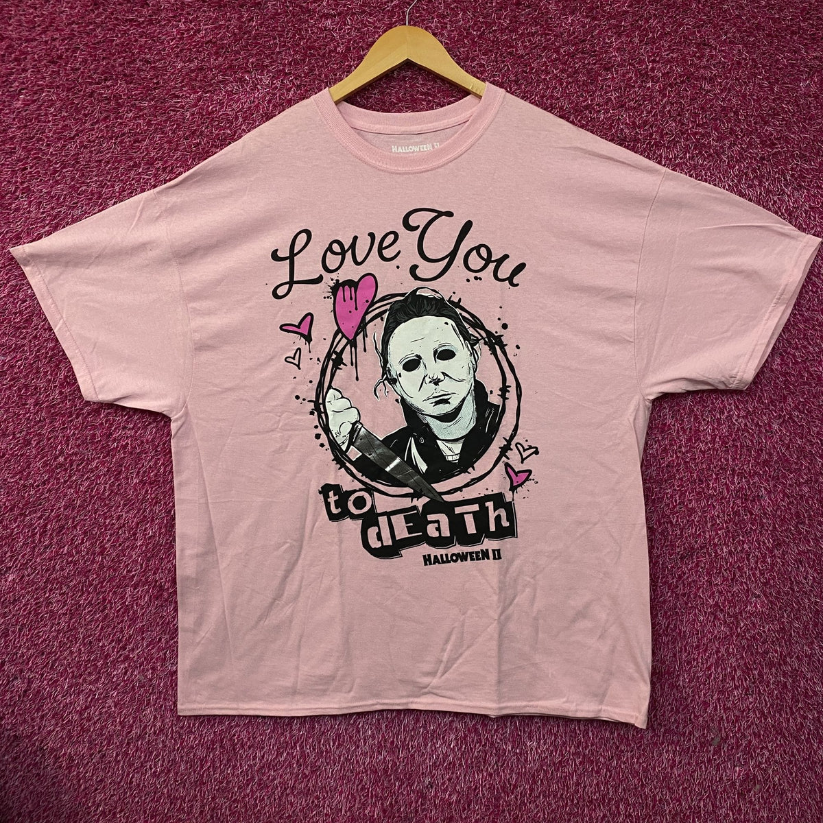 "Love You to Death" Michael Myers Halloween II T-Shirt 2XL