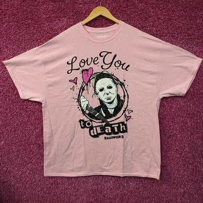 "Love You to Death" Michael Myers Halloween II T-Shirt 2XL