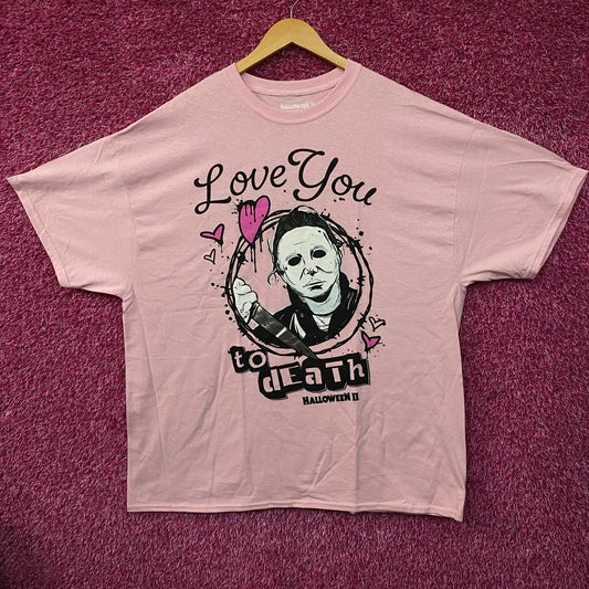 "Love You to Death" Michael Myers Halloween II T-Shirt 2XL