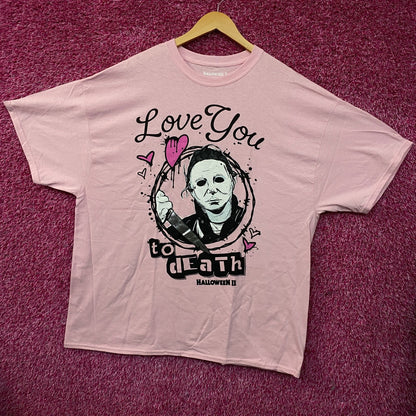 "Love You to Death" Michael Myers Halloween II T-Shirt 2XL