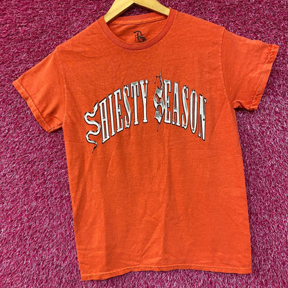 Pooh Shiesty Shiesty Season Orange Tshirt size Medium