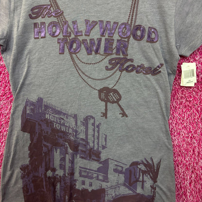 Disneyland the Hollywood tower hotel women’s tshirt size Medium