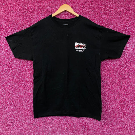 Fashion Nova Broken Hearts Club Graphic Tee Large