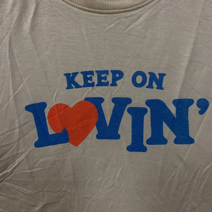 Junk Food Clothing Women's Keep on Lovin' Vintage Tissue Tank Small