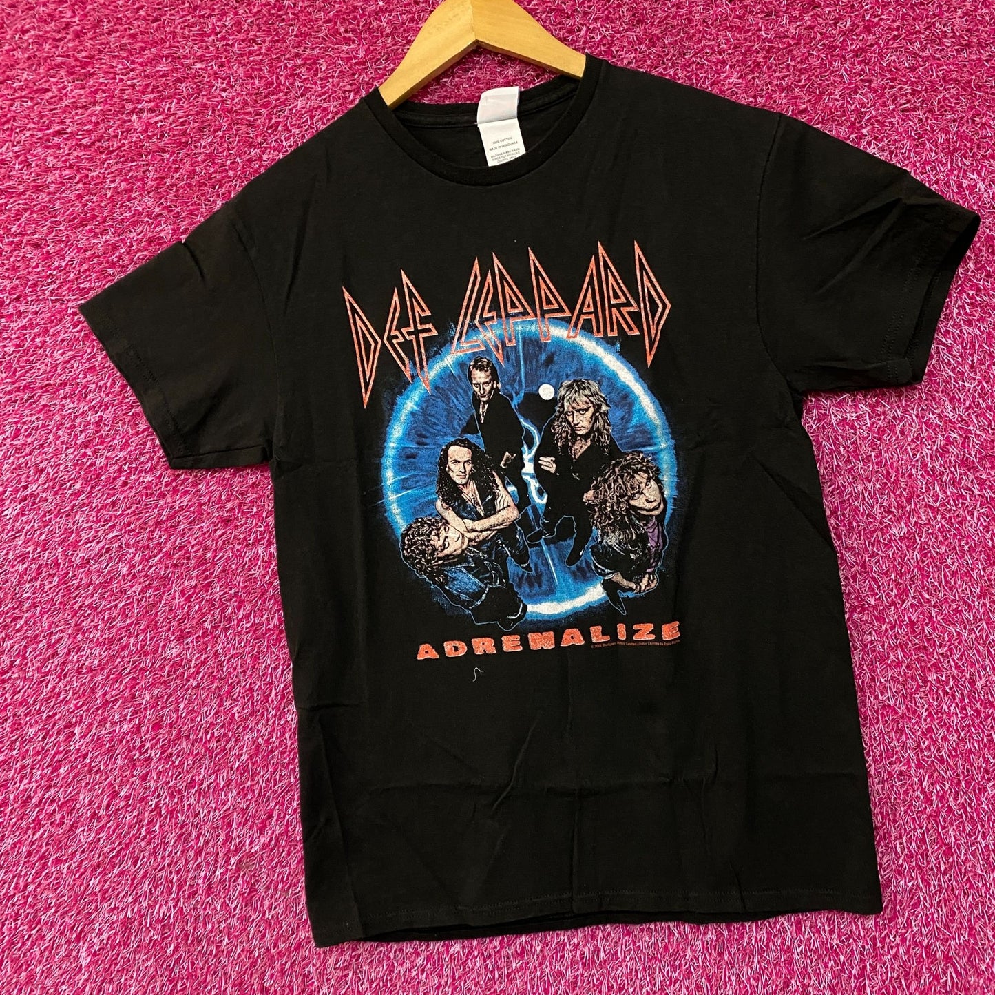 Def Leppard Adrenalize Album Rock Band T-Shirt Size Small