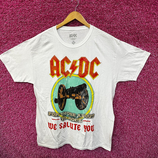 AC/DC For Those About To Rock Tshirt size Large