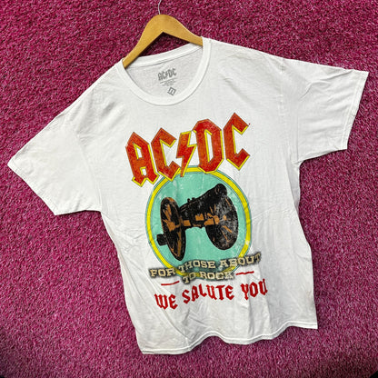 AC/DC For Those About To Rock Tshirt size Large