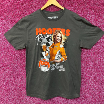 Hooters Racing Come See Your Favorite Racer T-Shirt Large