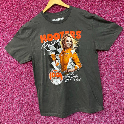 Hooters Racing Come See Your Favorite Racer T-Shirt Large
