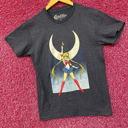 Sailor Moon Crescent Moon Wand Pretty Guardian Anime Tee Small