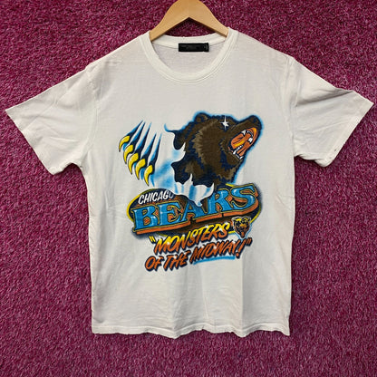 Junk Food Clothing Chicago Bears Monsters of the Midway Retro Style T-Shirt Medium