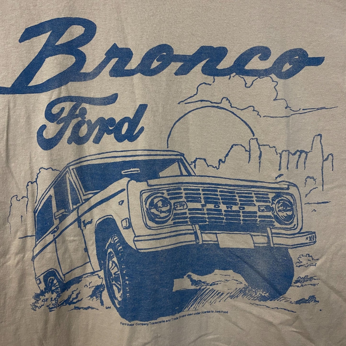 Junk Food Clothing Ford Bronco Vintage Graphic Tee B/C