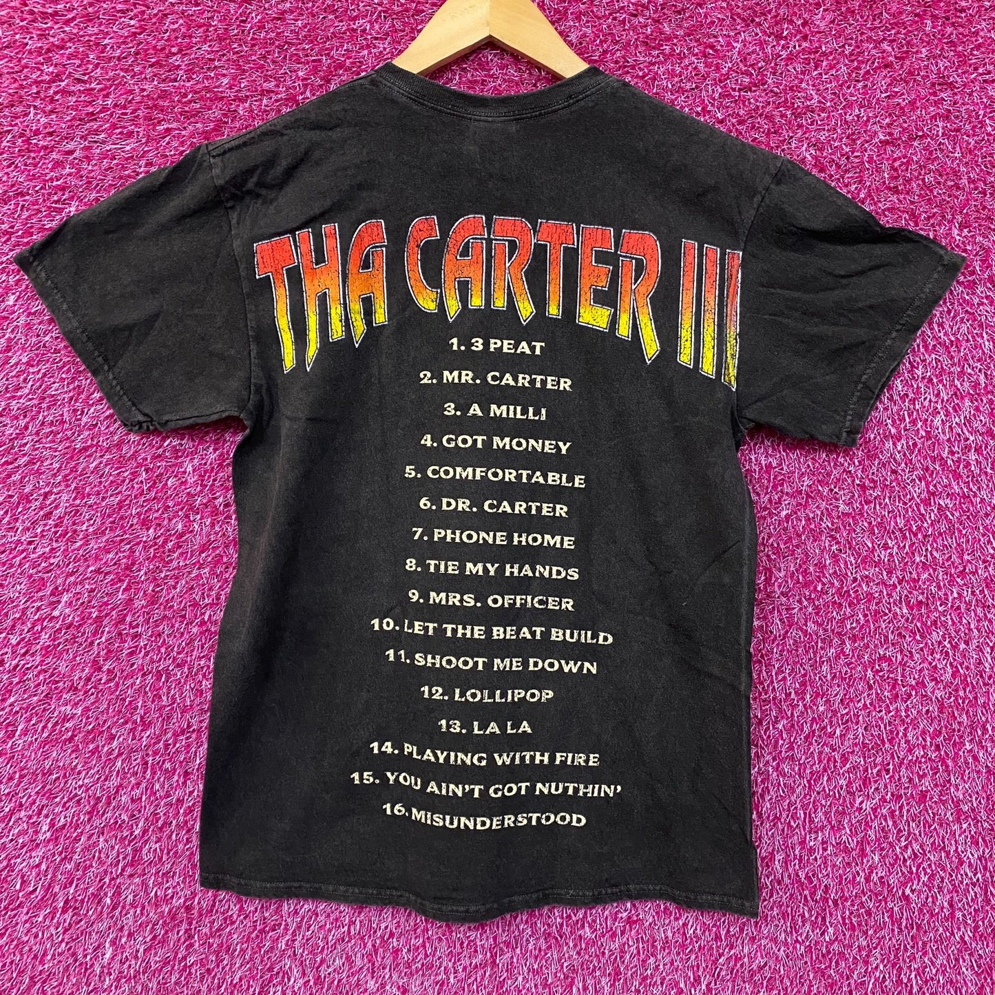 Lil Wayne The Carter III Baby Wayne Portrait T-Shirt Medium