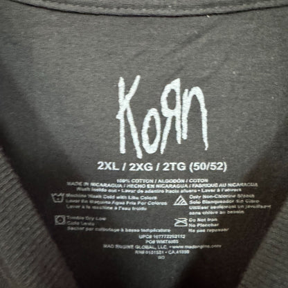 Korn Self-titled Album Cover Art Nu Metal Rock Band Tee 2XL