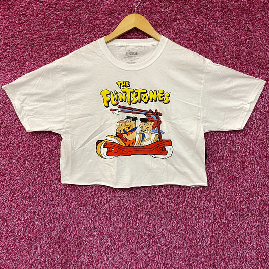 The FlintStones Retro Cartoon Crop Top Medium.