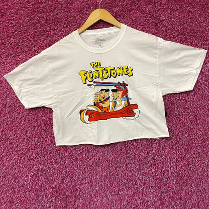 The FlintStones Retro Cartoon Crop Top Medium.