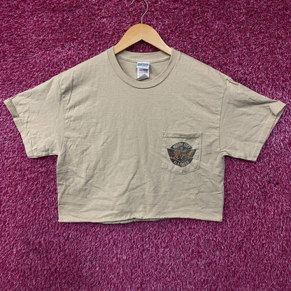 Junk Food Ford Motor City Flathead Women's Crop T-Shirt Small
