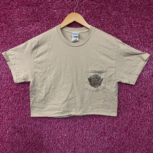Junk Food Ford Motor City Flathead Women's Crop T-Shirt Small