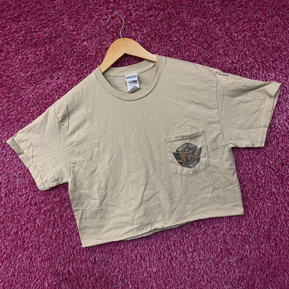 Junk Food Ford Motor City Flathead Women's Crop T-Shirt Small