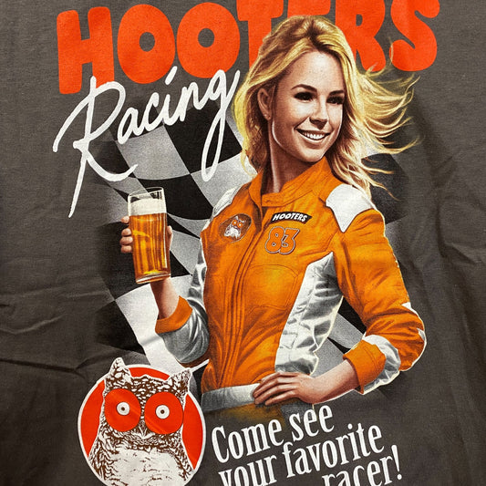 Hooters Racing Come See Your Favorite Racer T-Shirt small