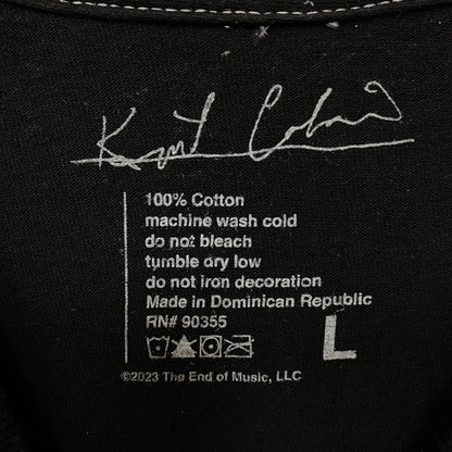 Kurt Cobain Portrait Tshirt size Large